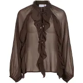 Vila Blouse 'VITiro' bruin
