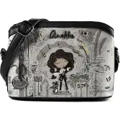 Anekke schoudertas Orchestra 3 Compartment Crossbody Bag Multicolor grijs