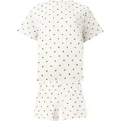 Hunkemoller Korte pyjama lichtbeige / zwart