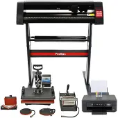 Monster Vinylsnijder, 5 in 1 hittepers &amp; Epson printer