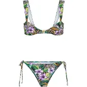 LASCANA Bikini karamel / donkergroen / lila / lavendel