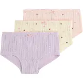 Lindex Onderbroek pasteelgeel / aubergine / lavendel / pastelroze