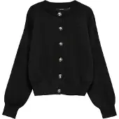 Vero Moda Gebreid vest 'VMNoella' zwart