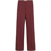 Mos Mosh wide fit broek met persplooien model 'Leya'