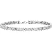Diamant L'Eternel Armband 'Armband aus 375 Weißgold mit 0.25 Karat Diamant' wit