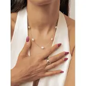Hey Happiness Ketting 'Serene' zilver