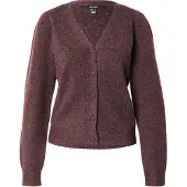 Vero Moda Gebreid vest 'VMDOFFY' wijnrood