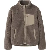 Name It Kids Fleece jas 'NKNMattia' bruin / cappuccino