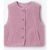 Sissy-Boy Lichtpaarse Teddy Gilet | Maat: M