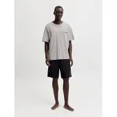 Jack & jones Pyjama kort 'JACEverest' grijs / zwart