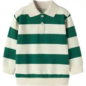 Name it Sweatshirt 'NMMLEV' groen / wit