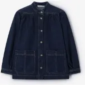 Sissy-Boy Donkerblauwe denim jack met patch zakken | Maat: M
