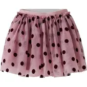 Name It Mini Rok 'NMFNAGINA' donkerbruin / orchidee