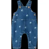 Lil´ Atelier Print Denim Tuinbroek 86 EU Jongens