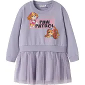 Name It Mini Jurk 'Paw Patrol' bruin / lichtlila / rosa / zwart