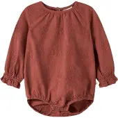 Lil´ Atelier Rompertje/body bruin / roestbruin