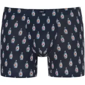 Mey Boxershorts 'Pancake Proof' donkerblauw / wit