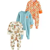 Next Nachtkledij lichtblauw / geel / oranje / wit