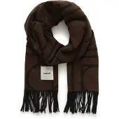 Soaked in luxury Sjaal 'Pentile' bruin / wit