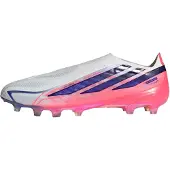 Adidas F50 Hyperfast Elite Veterloze Kunstgras Voetbalschoenen (AG) Wit Paars Roze