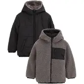 We fashion Tussenjas grijs / zwart