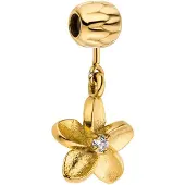 Purelei Hangers 'Plumeria' goud / transparant
