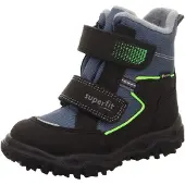Superfit Snowboots 'HUSKY' saffier / neongroen / zwart
