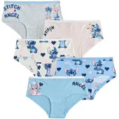 Next - Meisjes - Set van 5 Lilo & Stitch heupslips - Blauw
