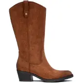 Refresh Dames Bruine laarzen 176145 lichtbruin (40), 5 tot 8 cm, Geen, Casual 17614503-CAMEL