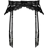 Hunkemoller Jarretel Zara Zwart Dames | Maat: L