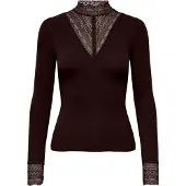 ONLY Shirt 'ONLTILDE' donkerbruin