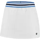 K-Swiss Dames Kleurblok Tennis Skort (Wit)