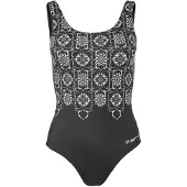 Zoggs Dames Sacred Craft Scoopback Eendelig Badpak (Zwart)