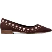 Xti Dames Ballerina's 146223 bruin (41), Plat, Geen, Casual 14622303-MARRON