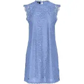 Pieces Olline kanten casual mini-jurk voor dames (Hortensia)