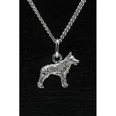 MOOYE ® - Collectie Zilveren Hrvatski ovcar ketting hanger - klein