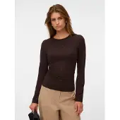 Vero Moda Shirt 'VMADA' donkerbruin