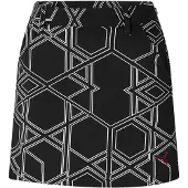 Puma Geometrische golfskort voor dames (Zwart)