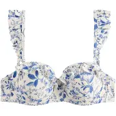 Next Bikinitop crème / blauw