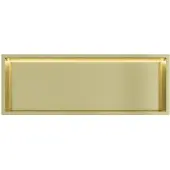 Guido Gusto Mat goud RVS Inbouwnis 30x90x7cm met RGB verlichting