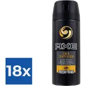 Axe Deodorant Gold Temptation 150ml - Voordeelverpakking 18 stuks