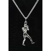MOOYE ® - Collectie Zilveren Bokser ketting hanger - groot