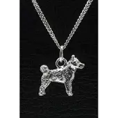 MOOYE ® - Collectie Zilveren Ainu ketting hanger - groot