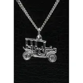MOOYE ® - Collectie Zilveren Oldtimer ketting hanger