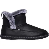 SKECHERS Dames Campfire Platte Slippers (Zwart)