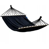 Potenza Roma XL Hangmat met Spreidstokken - 220x160 cm Zwart