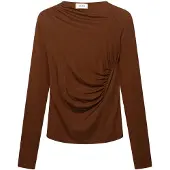 Aaiko Dames Tops & T-shirts Jalisse Lyo 134 - Bruin - Maat XL