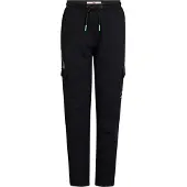 Petrol Industries - Jongens Fleece cargo joggingbroek forgebay - Zwart