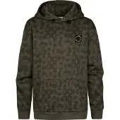 Petrol Industries - Jongens Hoodie met all-over print forgeplace - Grijs