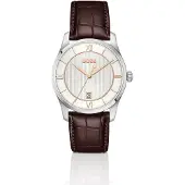 BOSS Principle Prestige horloge met zilver-witte wijzerplaat met structuur